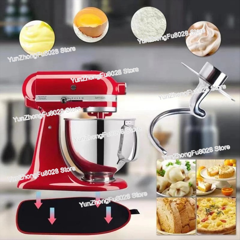 Stand Mixer Bowl - ตะขอเกี่ยวแป้งแบบเกลียวสแตนเลสสำหรับเครื่องผสมอาหารแบบตั้งโต๊ะ KitchenAid, เหมาะสำหรับชามผสมขนาด 4.5-5 ควอร์ต สำหรับเครื่องผสมอาหารแบบยกหัวได้