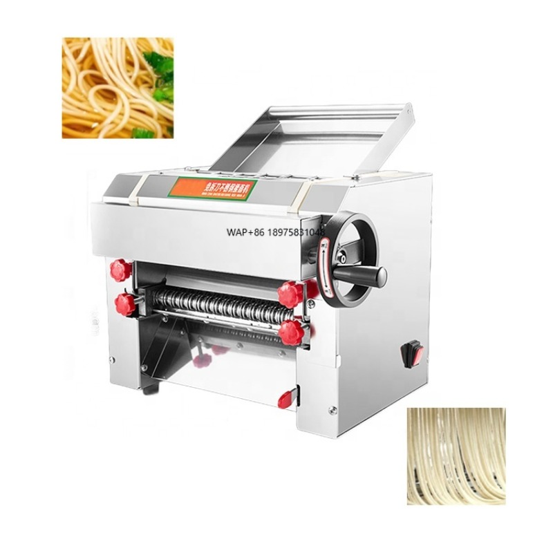 Pasta Machine Electric - เครื่องทำเส้นก๋วยเตี๋ยวไฟฟ้าเชิงพาณิชย์ 2-in-1 พร้อมฟังก์ชั่นรีดแป้งและกดแป้ง โครงสร้างสแตนเลส
