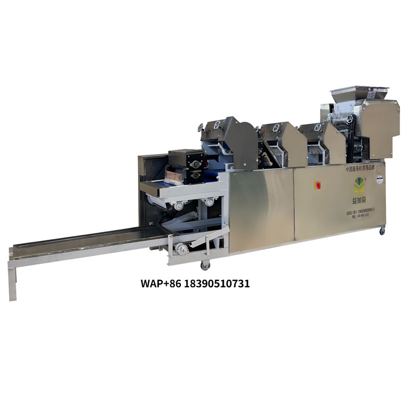 Pasta Machine Electric - เครื่องทำบะหมี่กึ่งสำเร็จรูปคุณภาพสูงเชิงพาณิชย์ เครื่องผลิตราเมนและพาสต้าสดแบบอัตโนมัติระบบไฟฟ้า