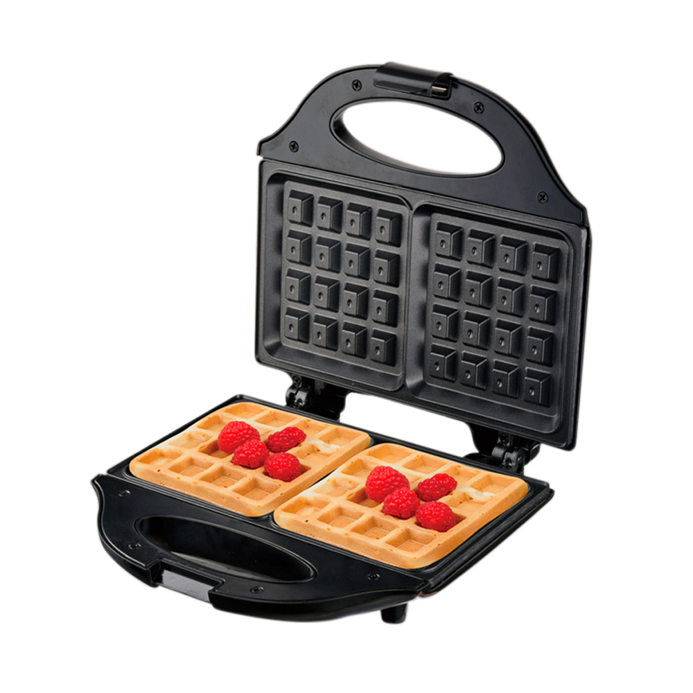 Kitchen Appliances B&Q - เครื่องทำวาฟเฟิลไฟฟ้าแบบมืออาชีพ อุปกรณ์ครัวอเนกประสงค์ เครื่องทำวาฟเฟิลอาหารเช้า กระทะเหล็กเคลือบกันติด