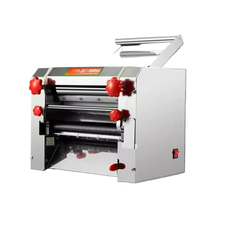 Pasta Machine Electric - เครื่องทำเส้นก๋วยเตี๋ยวอัตโนมัติเชิงพาณิชย์ เครื่องทำพาสต้าไฟฟ้า 2-in-1 ปรับความหนาได้ 0.5-25 มม.