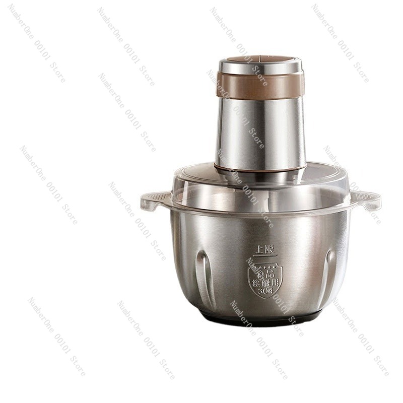 Food Processor Large - เครื่องบดเนื้อในครัวเรือน, ความจุขนาดใหญ่, เครื่องปั่นขนาดเล็ก, เครื่องเตรียมอาหารไฟฟ้าอเนกประสงค์สแตนเลส
