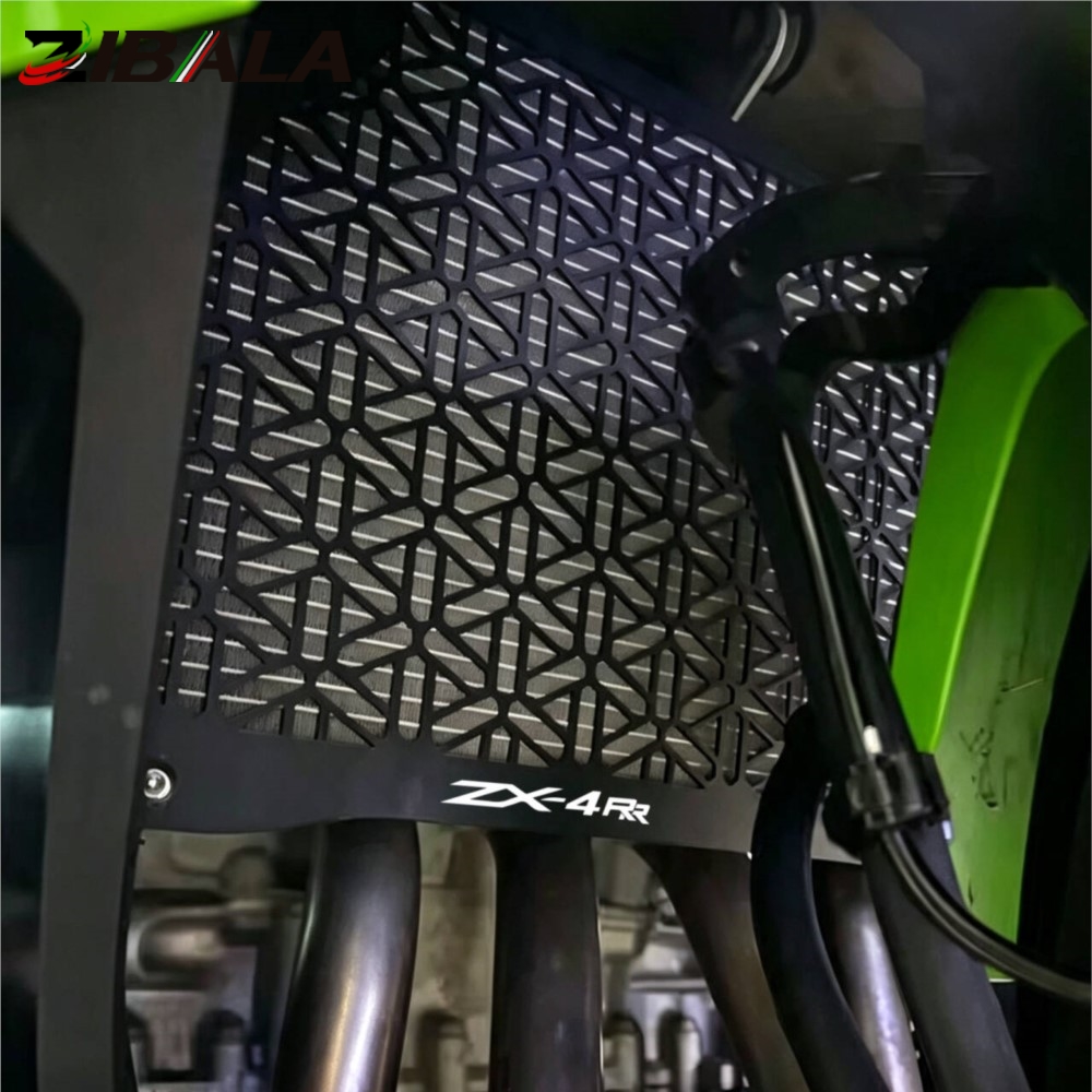 Kitchen Appliances Ninja - แผงกันหม้อน้ำ ZX-4R ZX-4RR สำหรับรถมอเตอร์ไซค์ Kawasaki Ninja