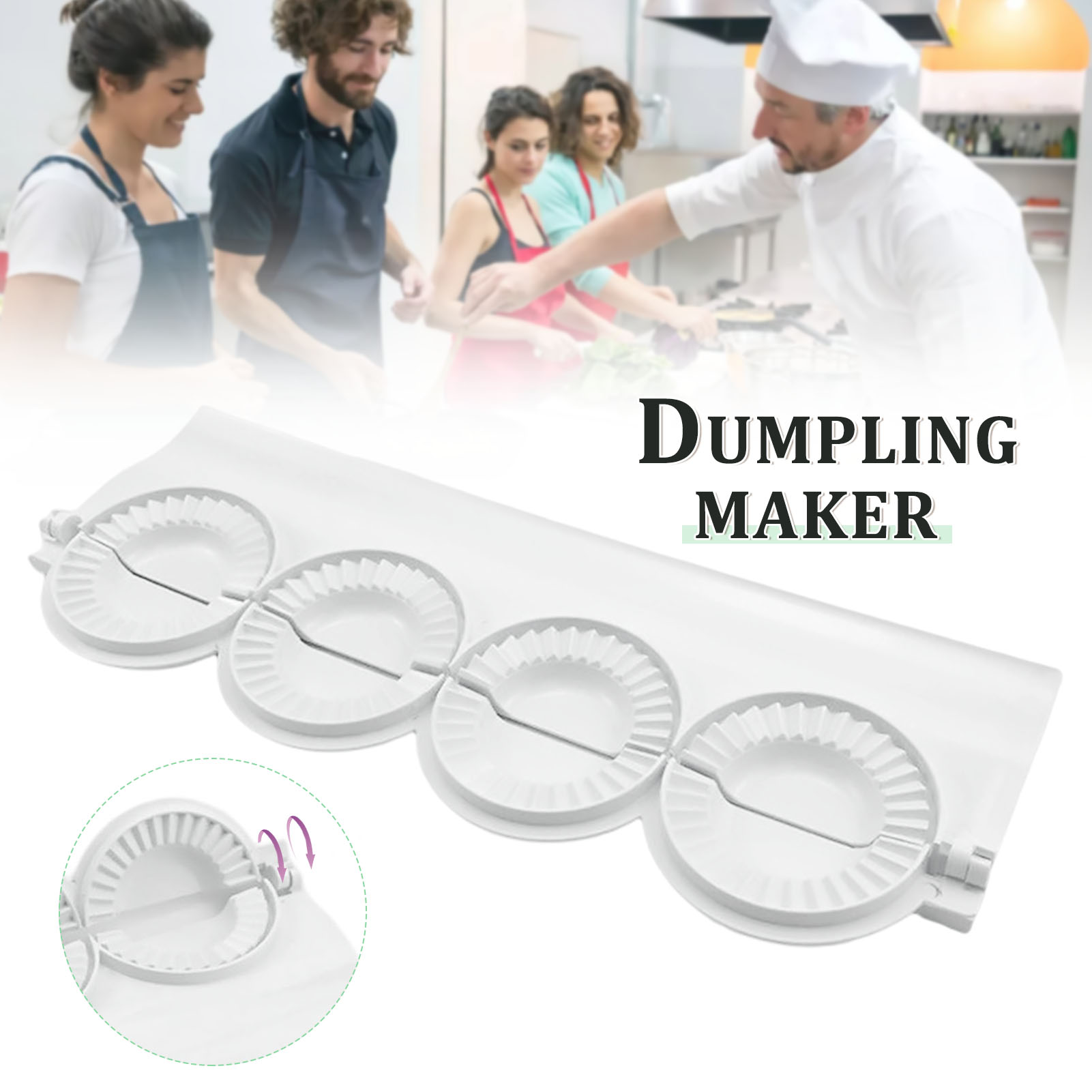 Kitchen Appliances On Sale - ขนาดใหญ่ DIY Dumpling แม่พิมพ์แป้งกด Dumpling Wrapper