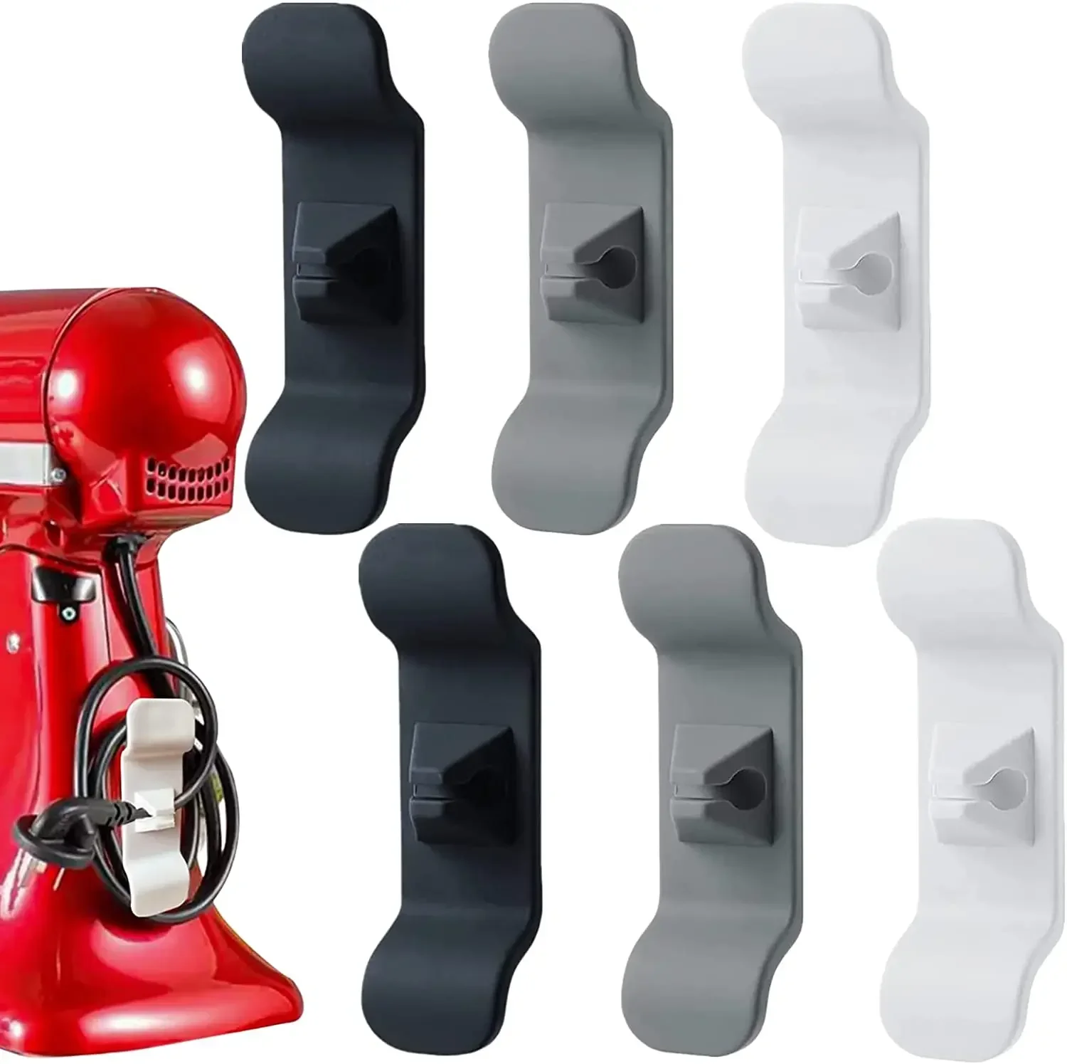 Kitchen Appliances B&Q - ที่รัดสายไฟ ที่เก็บสายไฟ คลิปหนีบสายไฟ อุปกรณ์จัดระเบียบสายไฟ สำหรับเครื่องใช้ในครัว เครื่องผสมอาหาร