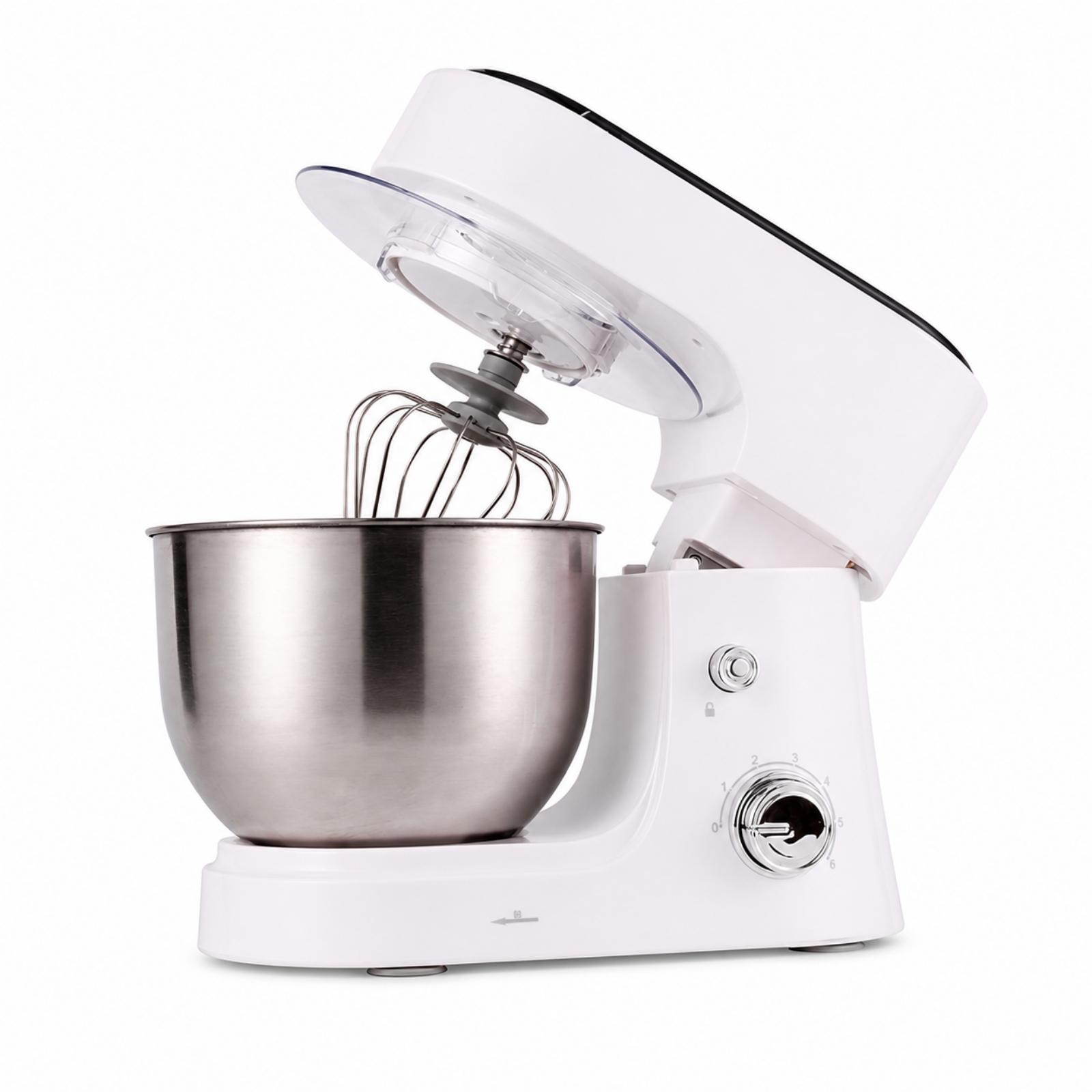 Stand Mixer Bowl - เครื่องผสมอาหารแบบตั้งโต๊ะพร้อมโถสแตนเลส เครื่องผสมอาหารประสิทธิภาพสูง ทำความสะอาดง่าย เหมาะสำหรับผู้ที่ชื่นชอบการทำอาหาร นักทำอาหารที่บ้าน และนักทำขนม