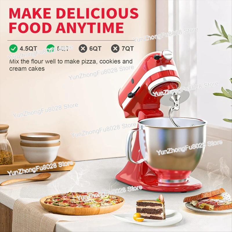 ตะขอเกี่ยวแป้งแบบเกลียวสแตนเลส - Stand Mixer Bowl บทวิจารณ์และราคา