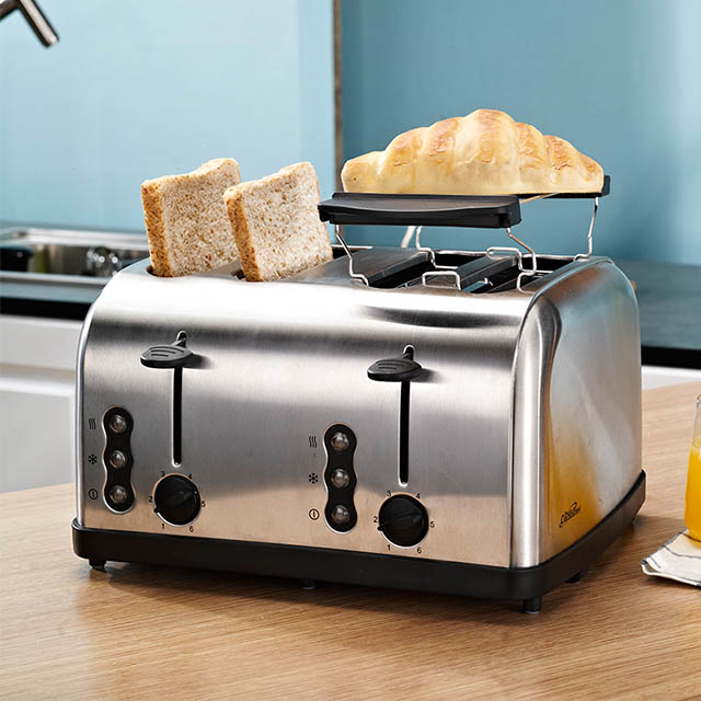 เครื่องปิ้งขนมปังไฟฟ้า 4 ช่อง  - Toaster 4 Slice บทวิจารณ์และราคา