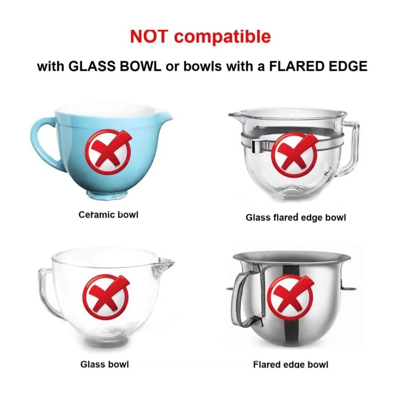 A83G-2 ชิ้น แผ่นกันหกสแตนเลสสำ - Stand Mixer Bowl บทวิจารณ์และราคา