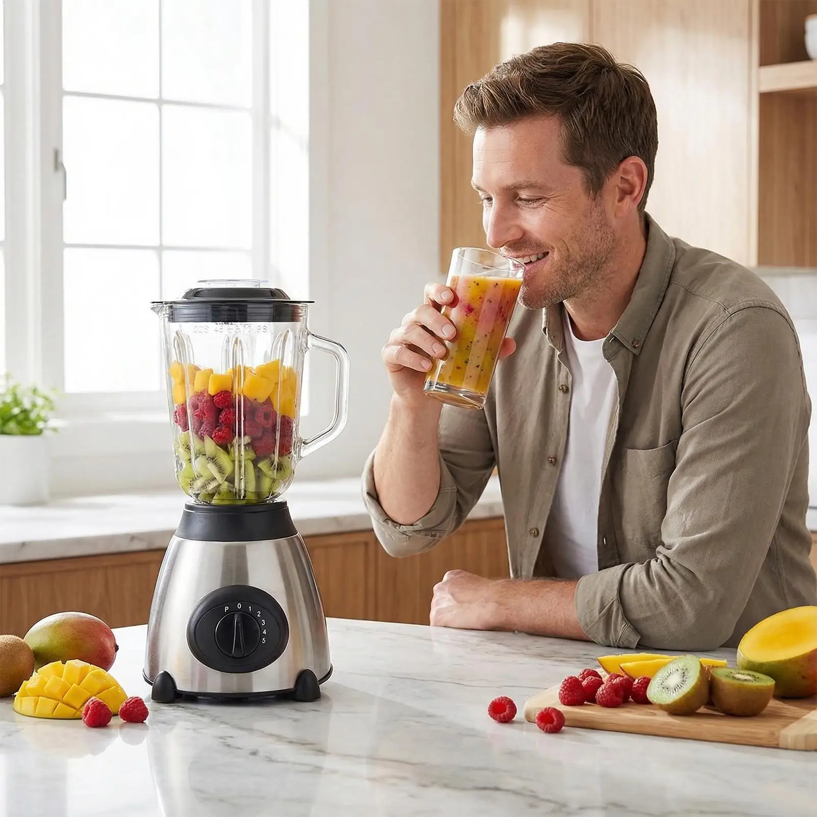 เครื่องปั่นอาหารสำหรับครัว ควา - Food Processor Large บทวิจารณ์และราคา