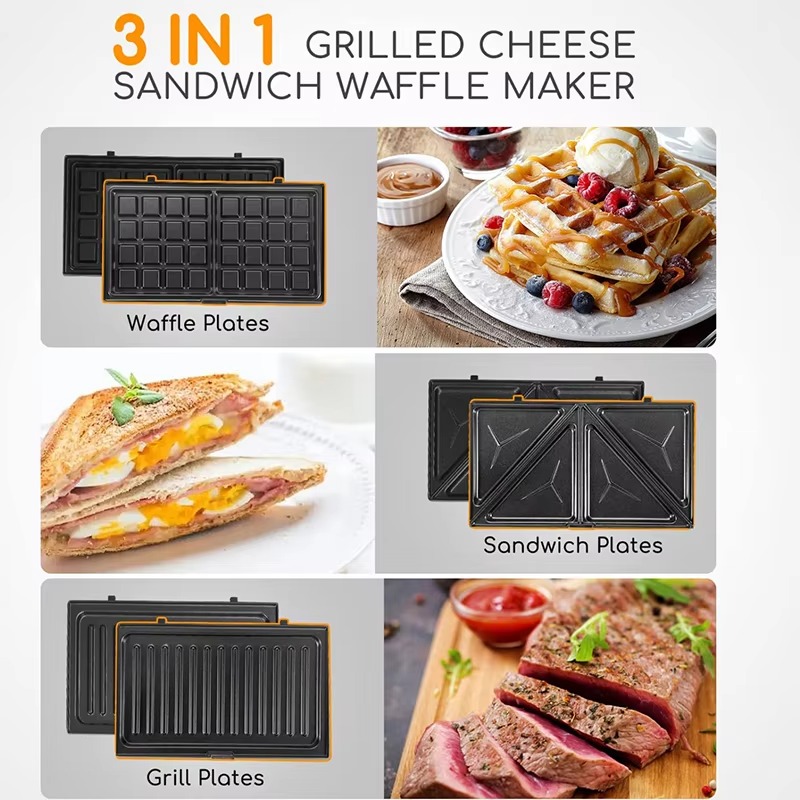 เครื่องทำแซนวิช วาฟเฟิล โดนัท  - Toaster 4 Slice บทวิจารณ์และราคา
