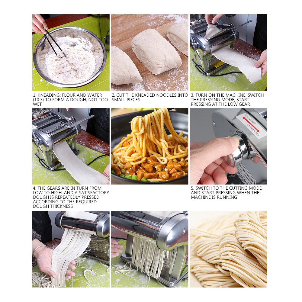 เครื่องทำพาสต้าสดสำหรับใช้ในคร - Pasta Machine Electric บทวิจารณ์และราคา