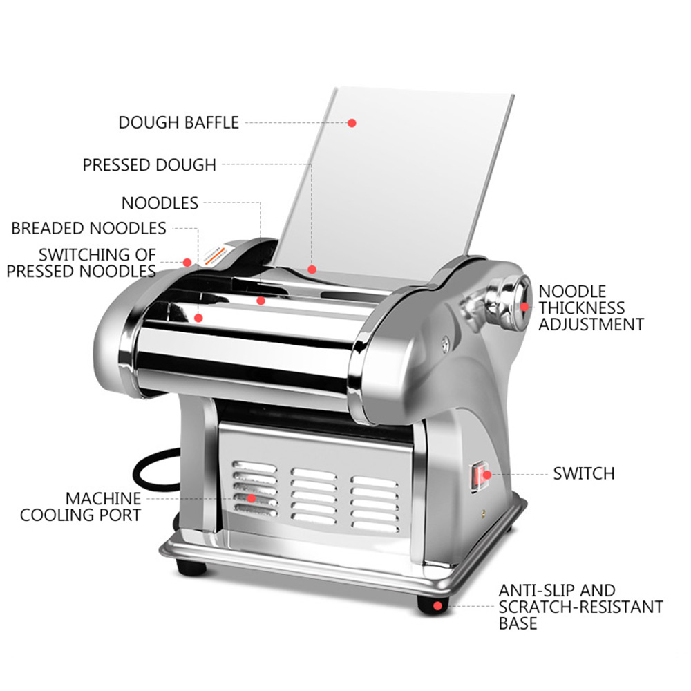 เครื่องทำพาสต้าสดสำหรับใช้ในคร - Pasta Machine Electric บทวิจารณ์และราคา