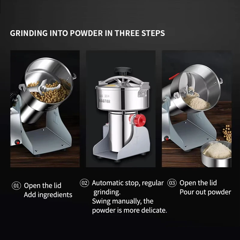 PBOBP ไฟฟ้า Grain Mill เครื่อง - Blender High Power บทวิจารณ์และราคา