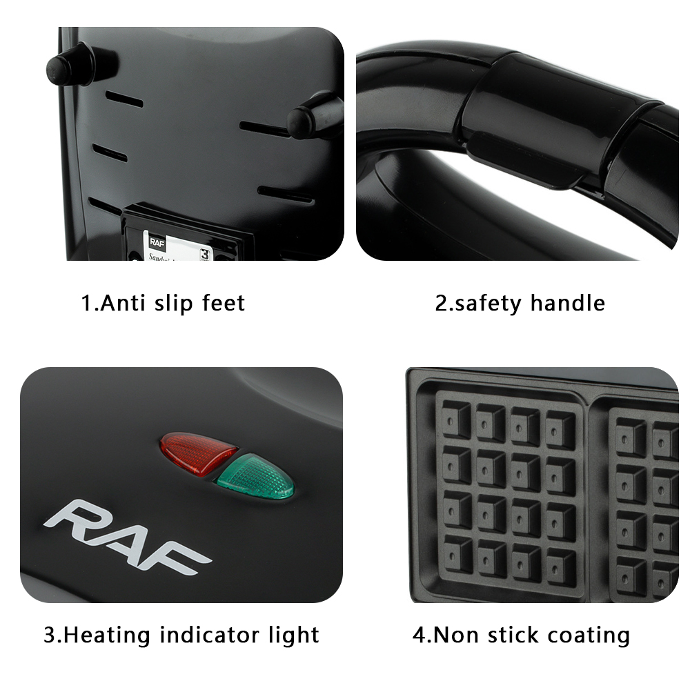 เครื่องทำวาฟเฟิลไฟฟ้าแบบมืออาช - Kitchen Appliances B&Q บทวิจารณ์และราคา