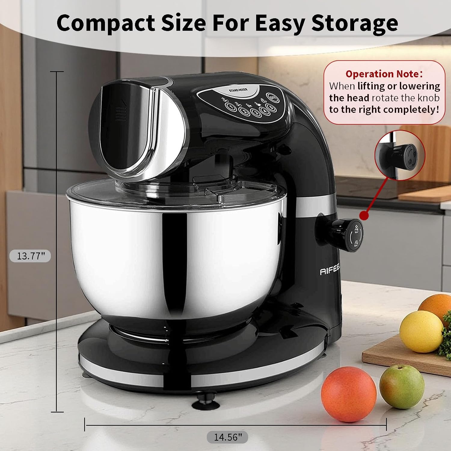 เครื่องผสมอาหารไฟฟ้าสีดำ 85QT  - Stand Mixer Bowl บทวิจารณ์และราคา