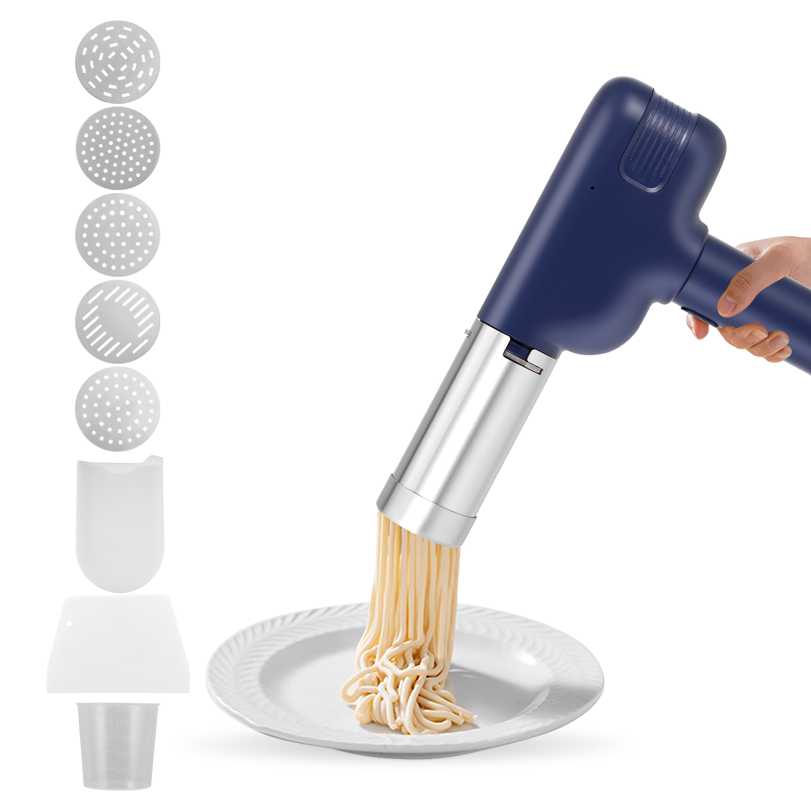 มือถือแบบพกพาเครื่องพาสต้าไฟฟ้ - Pasta Machine Electric บทวิจารณ์และราคา