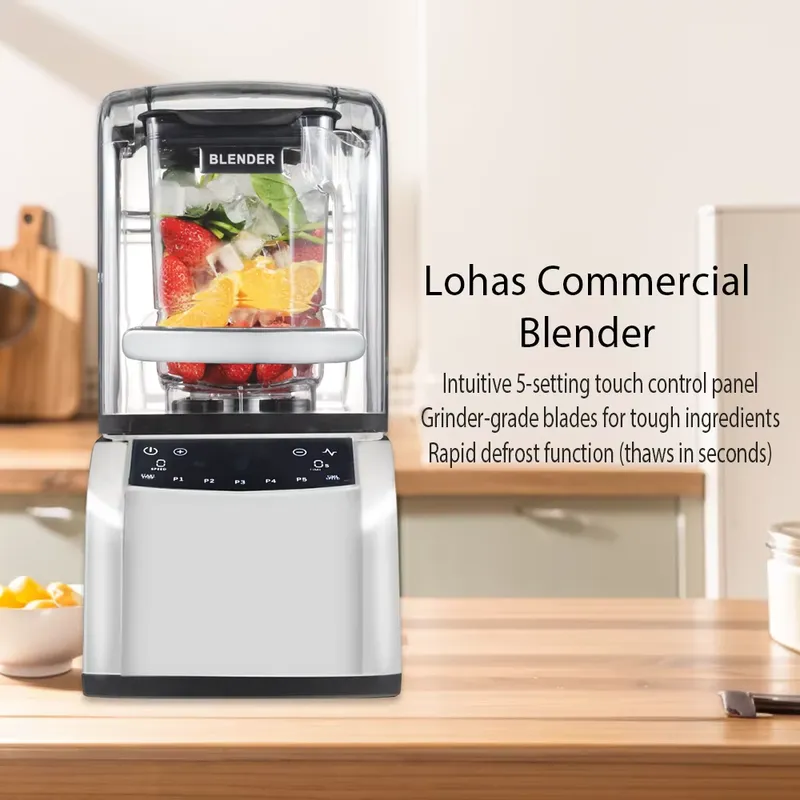 เครื่องปั่นดิจิทัลสำหรับงานหนั - Blender High Power บทวิจารณ์และราคา