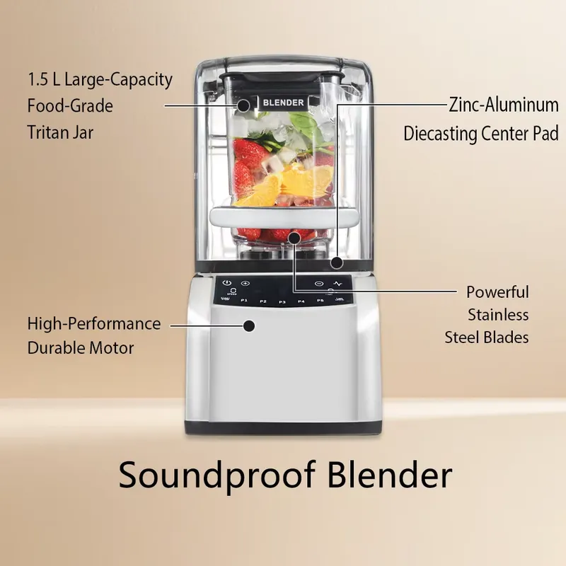 เครื่องปั่นดิจิทัลสำหรับงานหนั - Blender High Power บทวิจารณ์และราคา