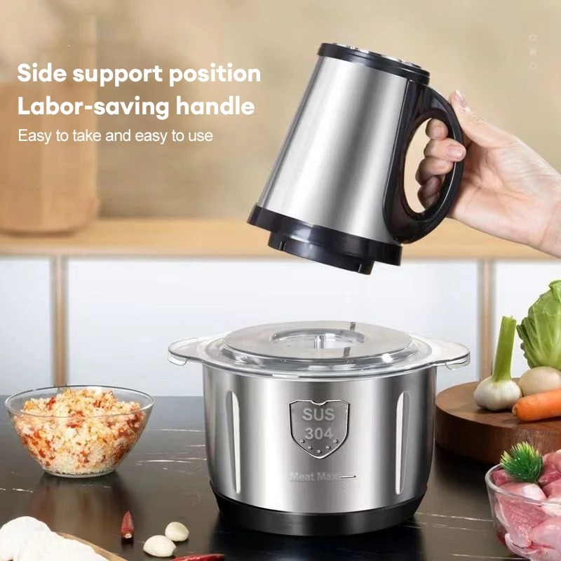 304 เครื่องบดเนื้อสแตนเลส 3 เก - Food Processor Large บทวิจารณ์และราคา