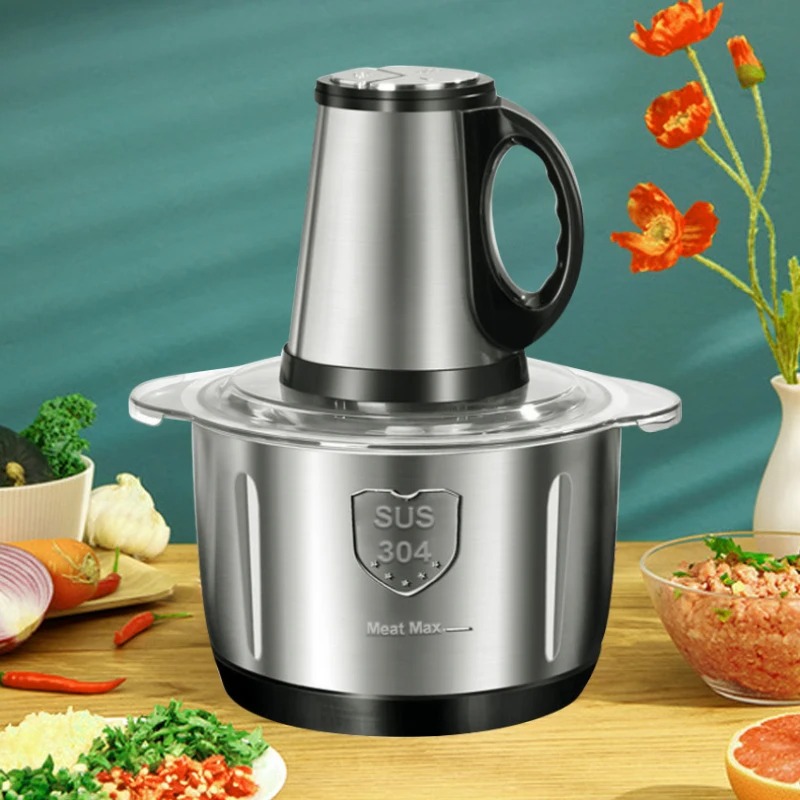 304 เครื่องบดเนื้อสแตนเลส 3 เก - Food Processor Large บทวิจารณ์และราคา