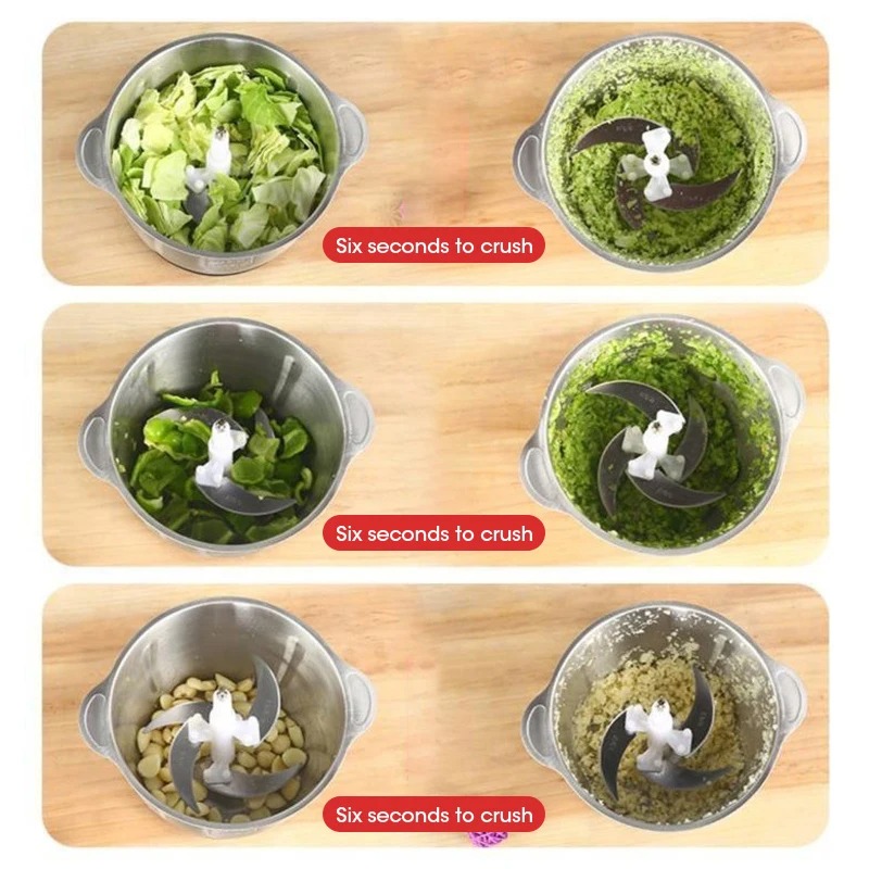 304 เครื่องบดเนื้อสแตนเลส 3 เก - Food Processor Large บทวิจารณ์และราคา