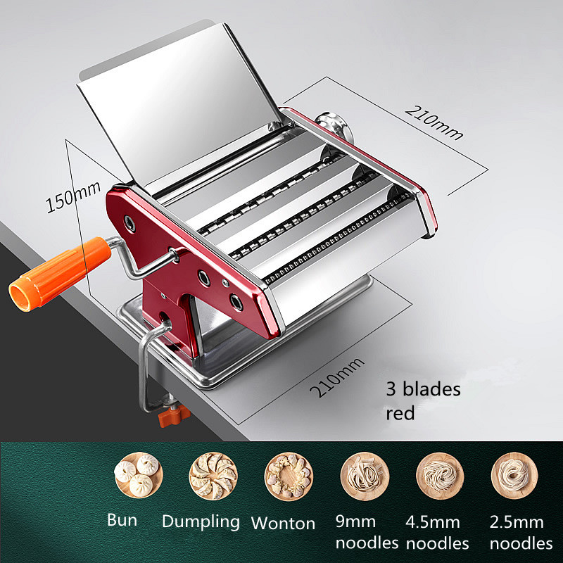 สแตนเลสสตีลเครื่องทําพาสต้าเคร - Pasta Machine Electric บทวิจารณ์และราคา