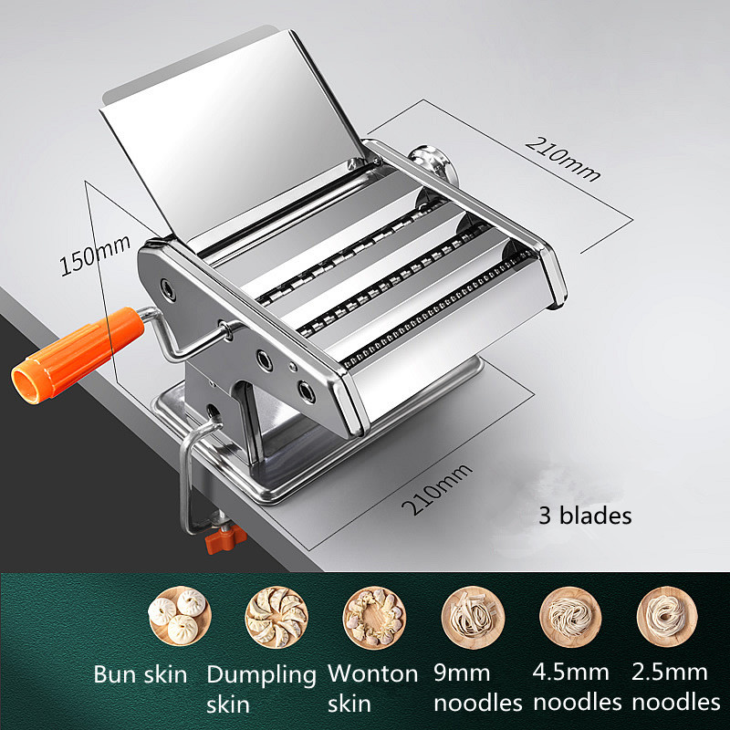 สแตนเลสสตีลเครื่องทําพาสต้าเคร - Pasta Machine Electric บทวิจารณ์และราคา