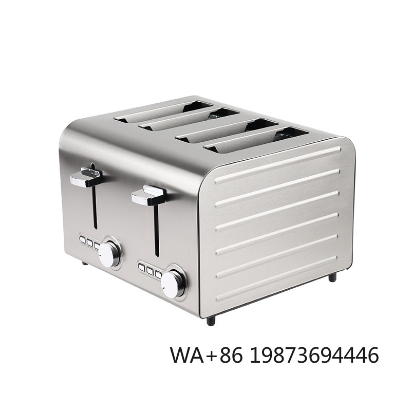 เครื่องปิ้งขนมปังสแตนเลสอัตโนม - Toaster 4 Slice บทวิจารณ์และราคา